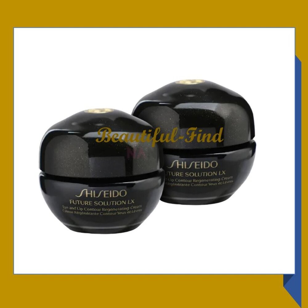 2 X Shiseido Future Solution LX Total Regenerating Cream Nuit Travel 6 ml =12 ml
